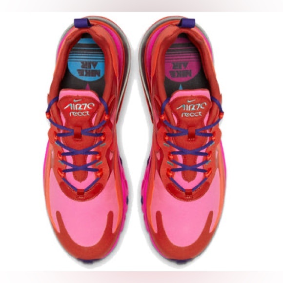 Nike 270 air max react mystic red pink blast 7 - Picture 5 of 10